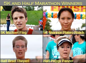 2008 5K and Half Marathon Winners
